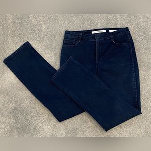 Crystal-Embellished, Jones New York, Lexington Straight Jeans, Size 8